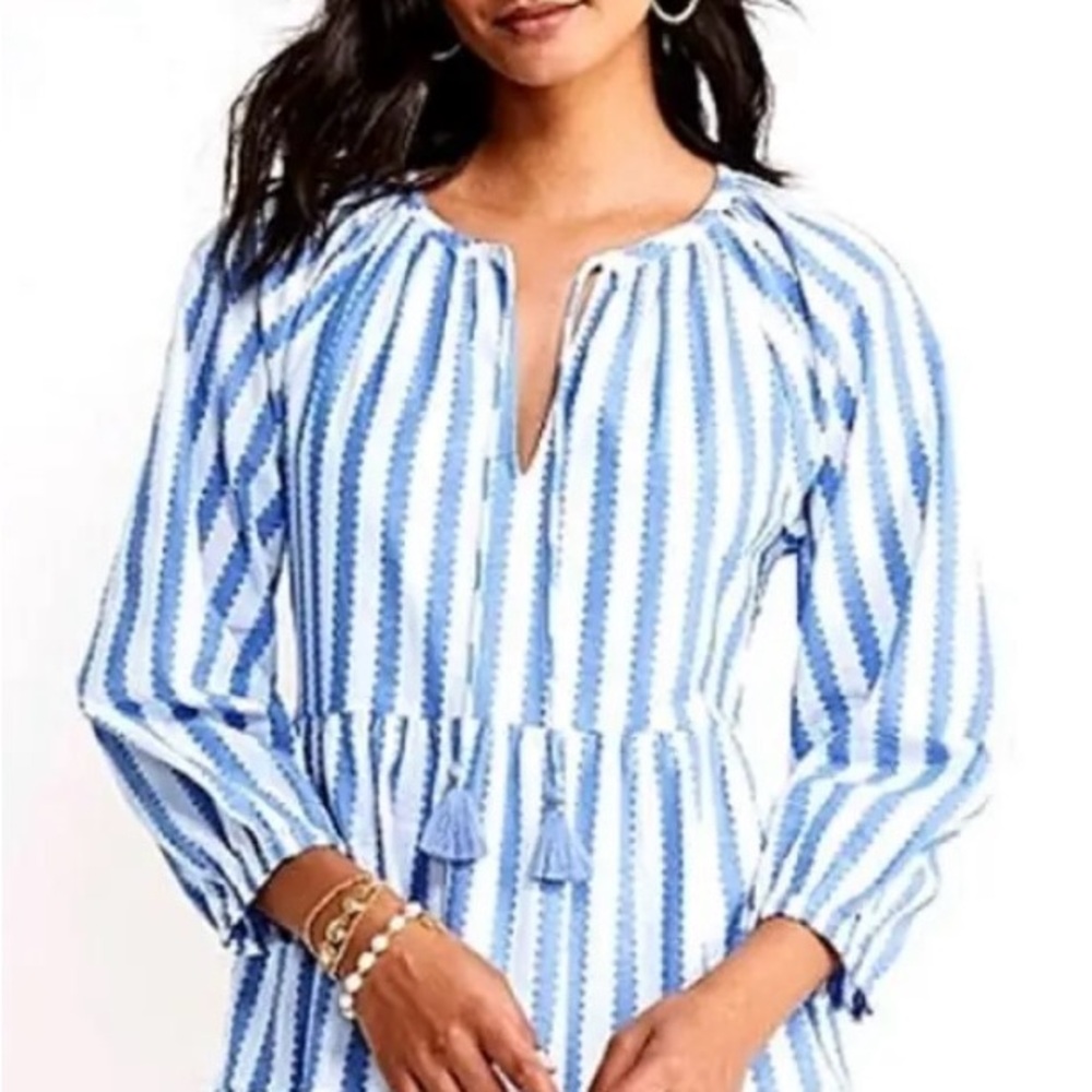 Vineyard Vines cotton tiered dress